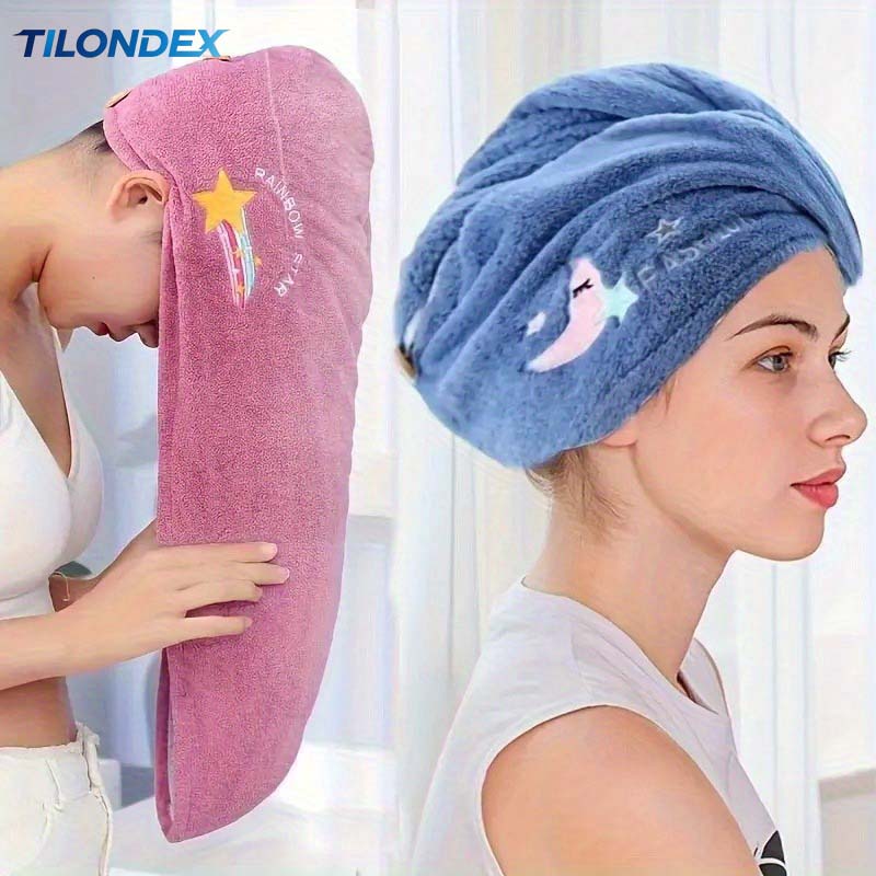 Embroidery Towel - TILONDEX Women's Super Absorbent Quick Dry