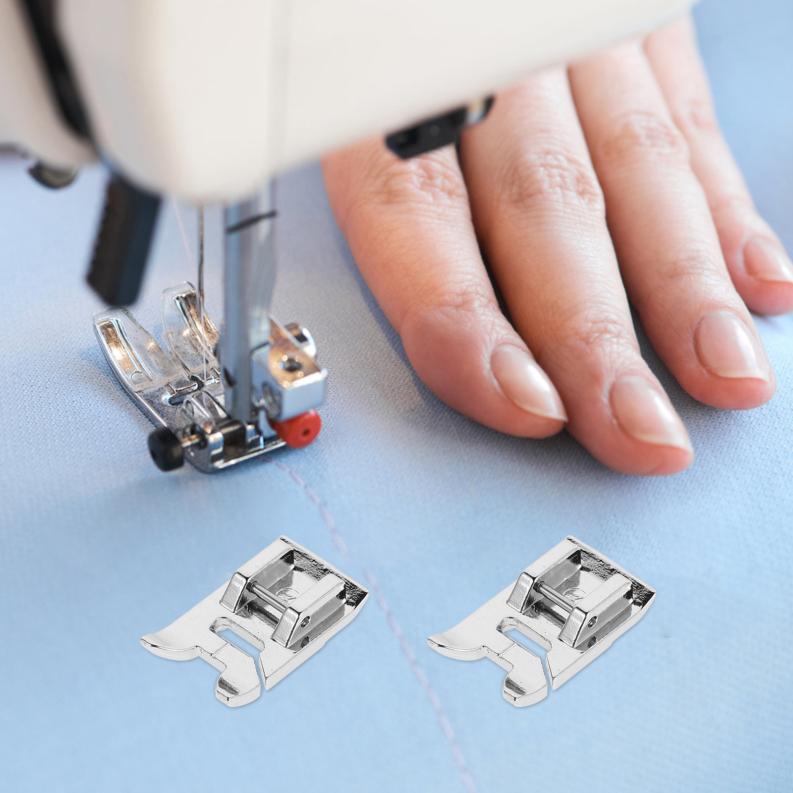 Embroidery And Quilting - 5Pcs Sewing Machine Presser Foot Set