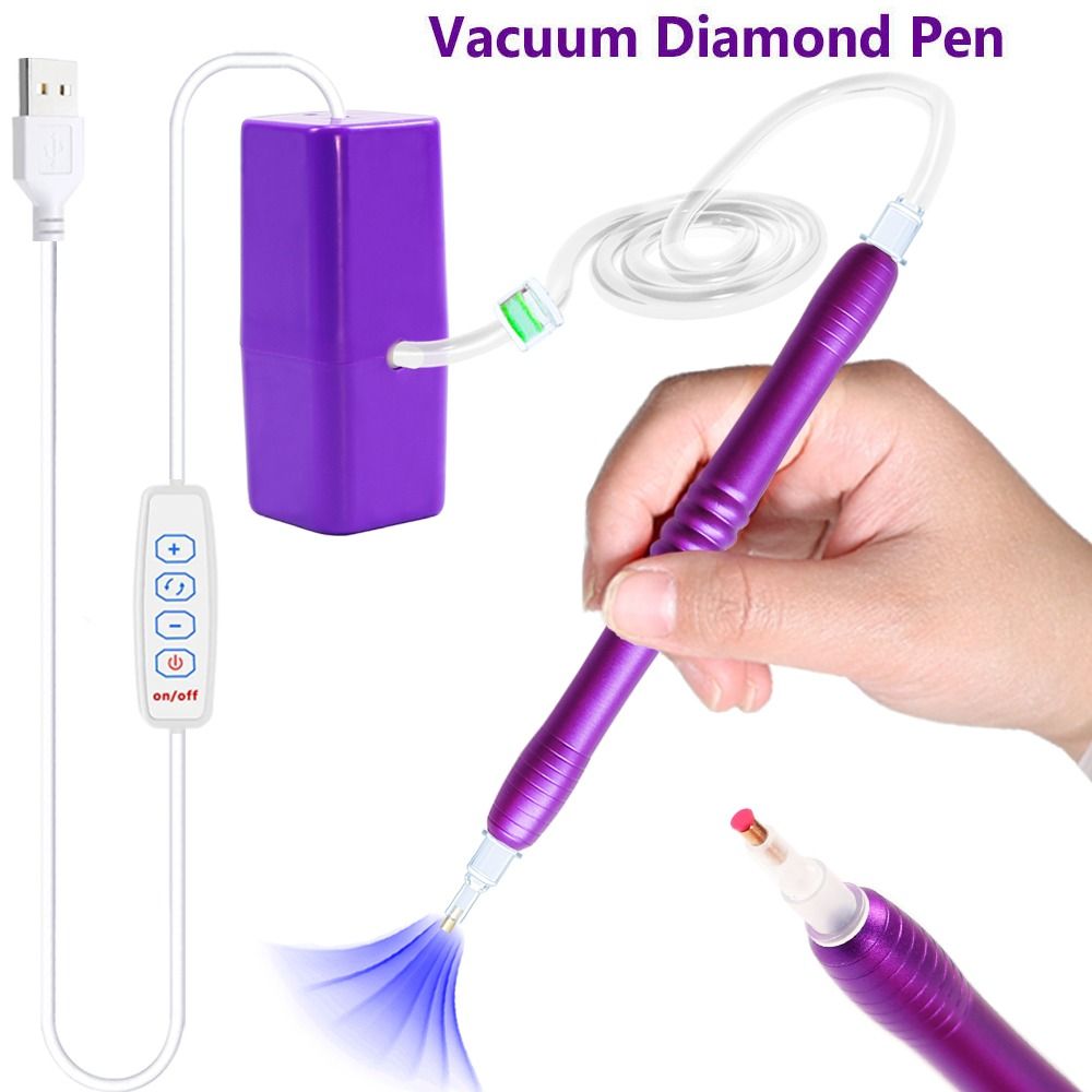 Embroidery Kit Starter - Electric Vacuum Diamond Painting Pen Kits