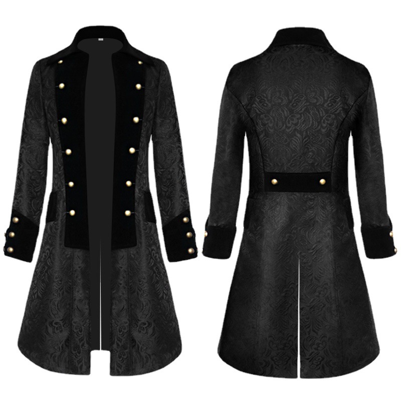 Embroidery Jacket - New Halloween Medieval Men's Uniform Jacket