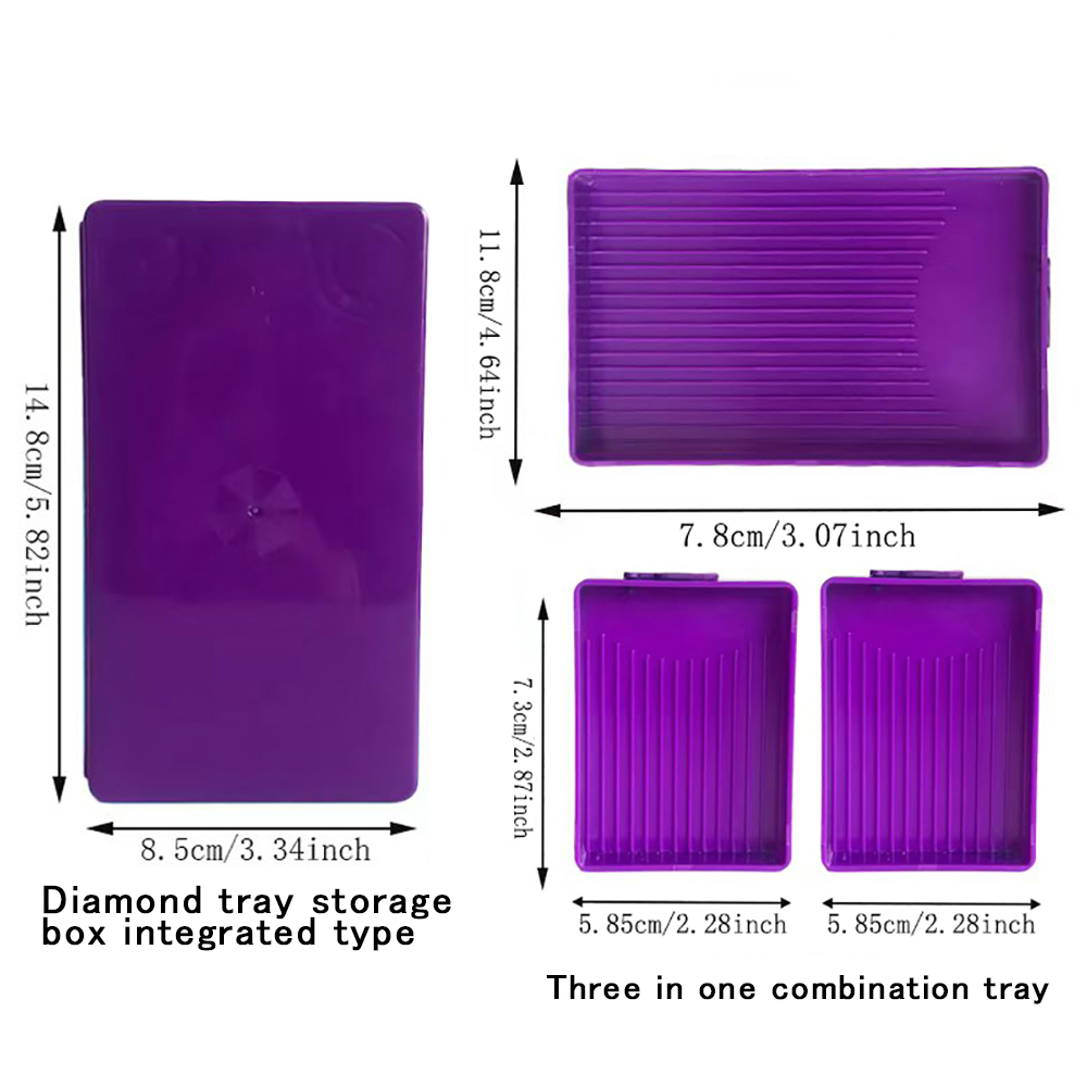 Diamond Painting Tray with Lid - Embroidery Uae 评论和价格