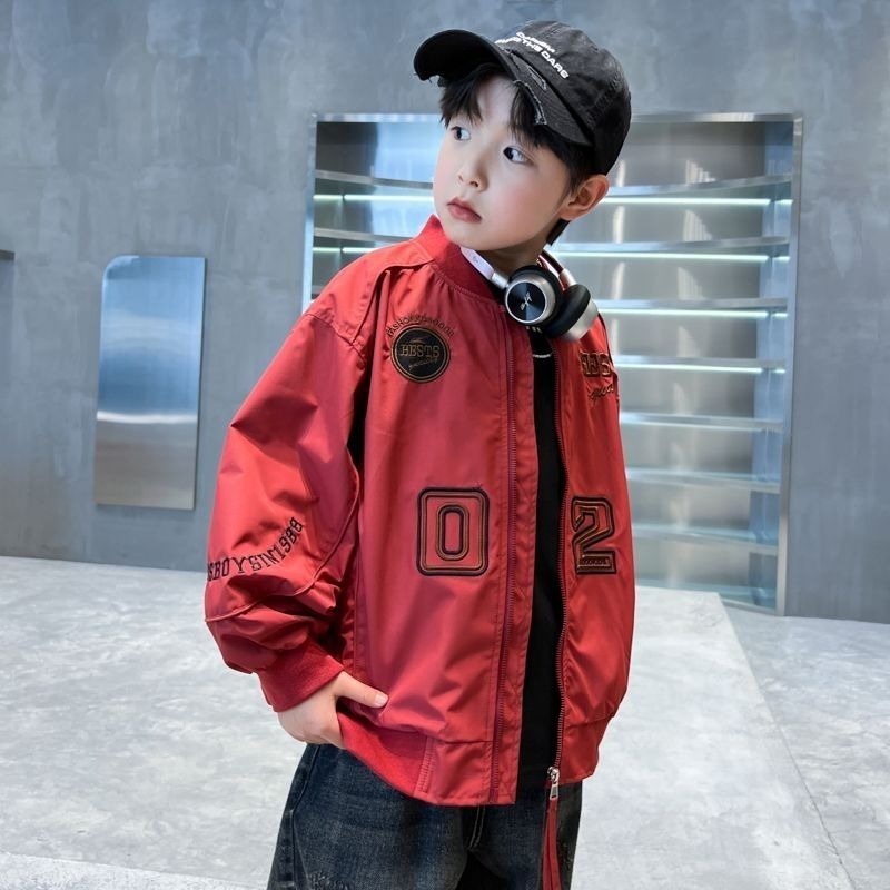 2025 New Boys Baseball Jacket  - Embroidery Jacket 评论和价格