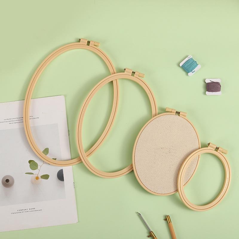 Imitation Bamboo Plastic Oval  - Embroidery Zone 评论和价格
