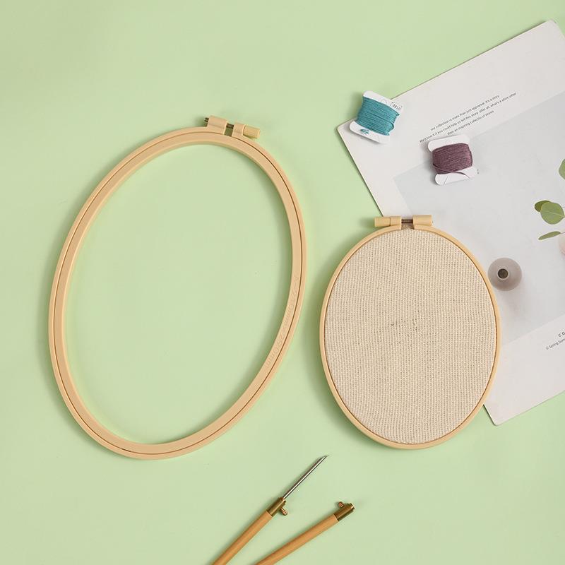 Imitation Bamboo Plastic Oval  - Embroidery Zone 评论和价格