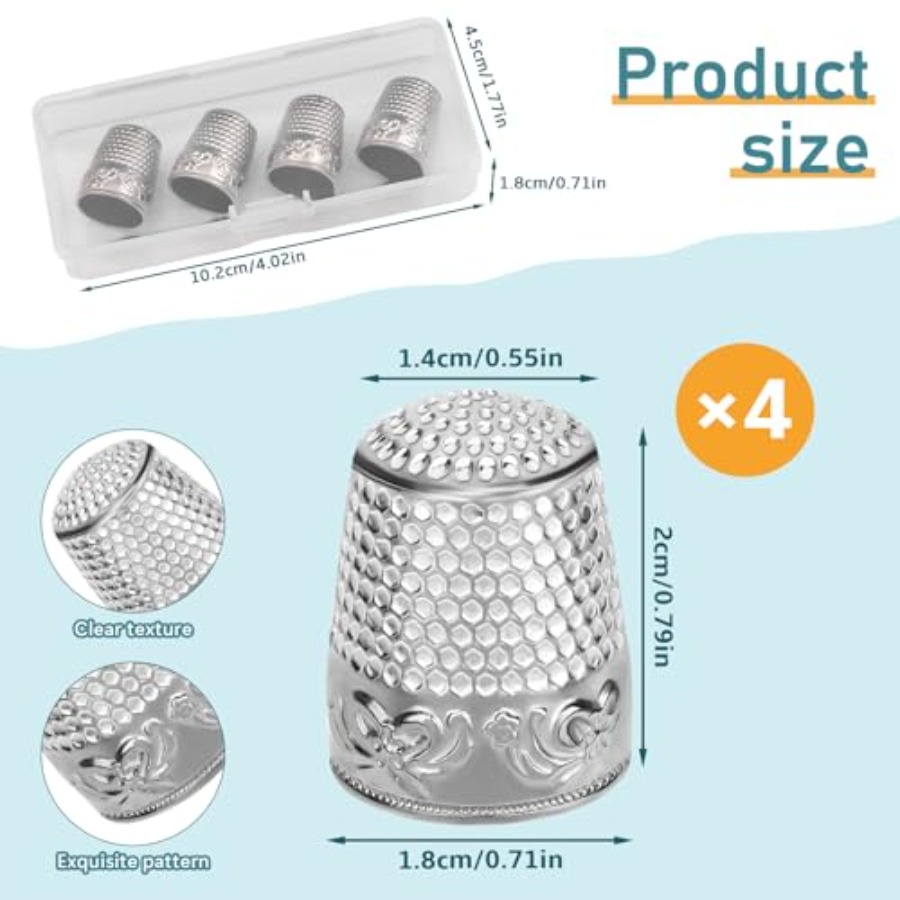 ZMAAGG Thimbles for Hand Sewin - Embroidery And Quilting 评论和价格