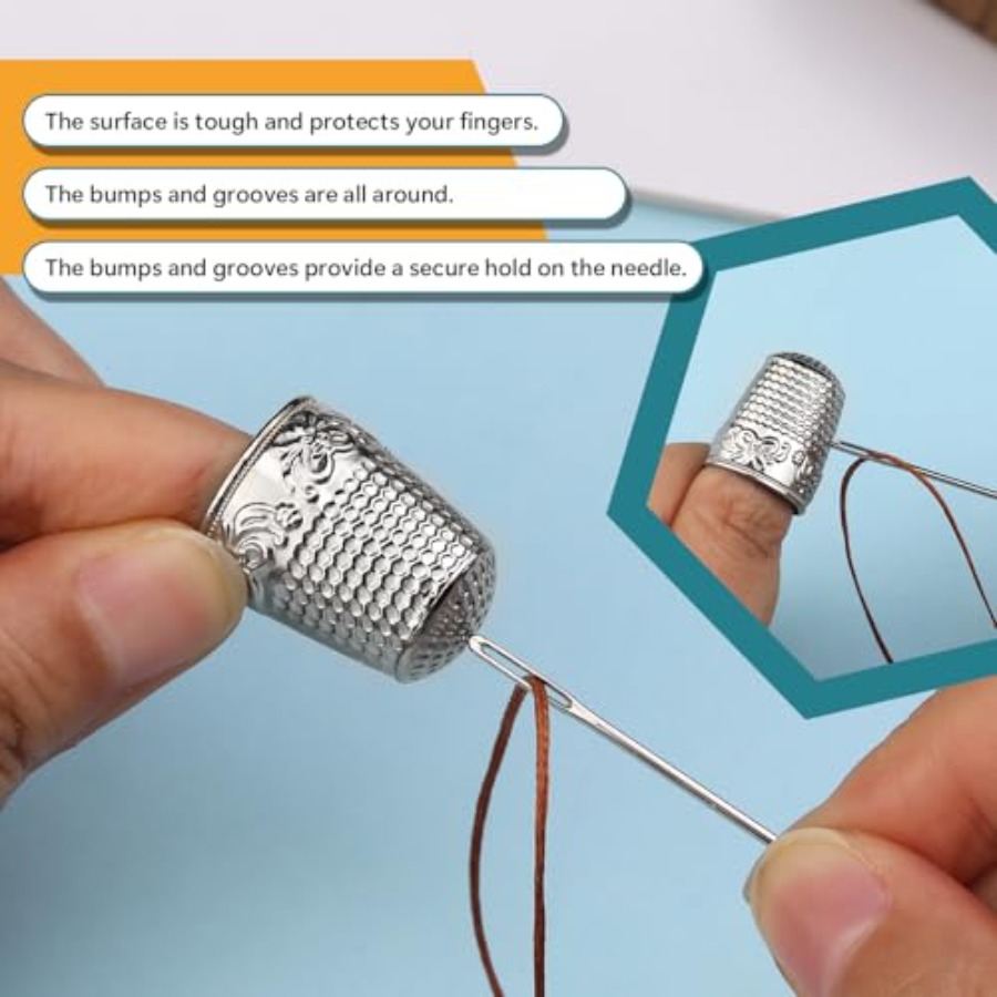 ZMAAGG Thimbles for Hand Sewin - Embroidery And Quilting 评论和价格