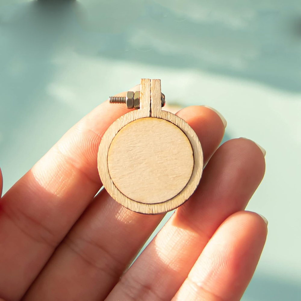 10Pcs/Set Wooden Mini Embroide - Embroidery Zone 评论和价格