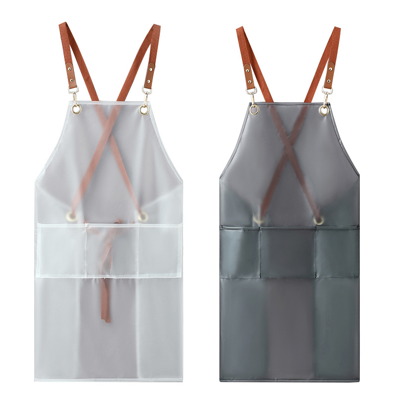 New Apron Waterproof And Oil-p - Embroidery Kitchen 评论和价格