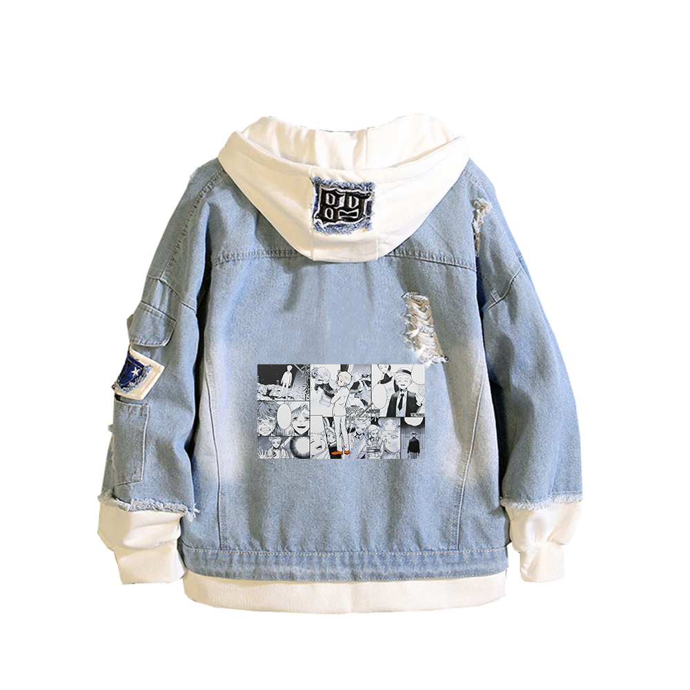 The Promised Neverland Anime J - Embroidery Jacket Jeans 评论和价格