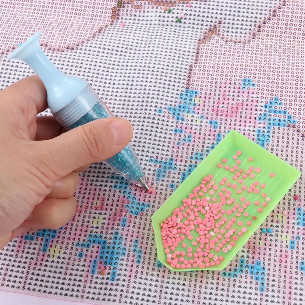 Vase Shaped Drill Pen Pen Craf - Embroidery Kit Starter 评论和价格
