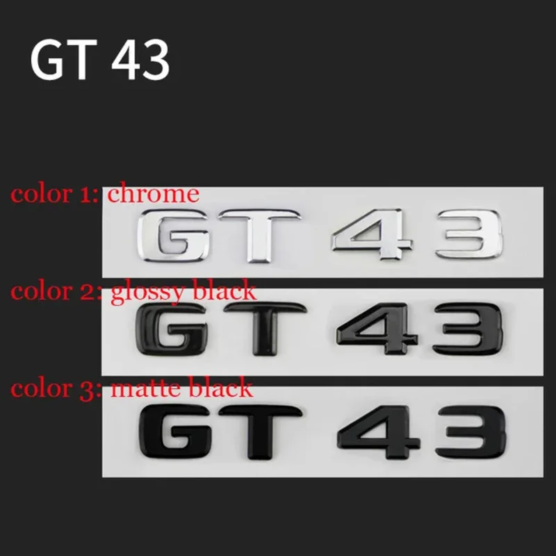 GT 43 Emblem Logo for Mercedes - Embroidery Hub 评论和价格