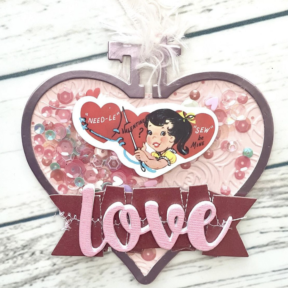 KSCRAFT Heart Embroidery Hoop  - Embroidery Zone 评论和价格