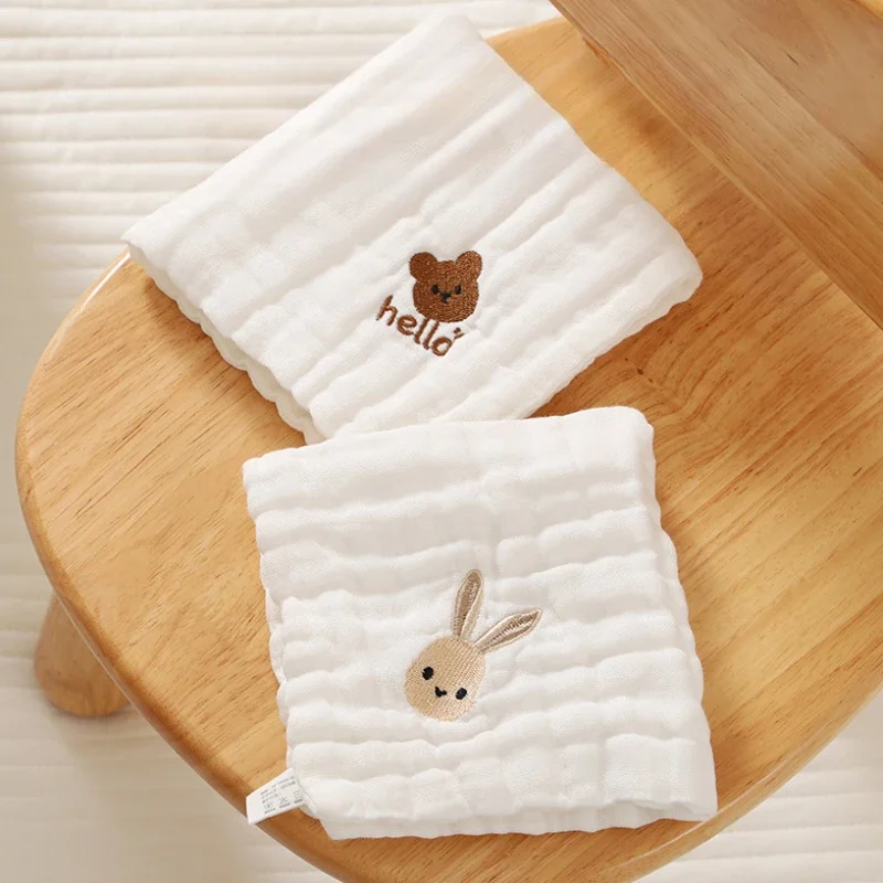 Baby Saliva Towels 6 Layer Cot - Embroidery Towel 评论和价格