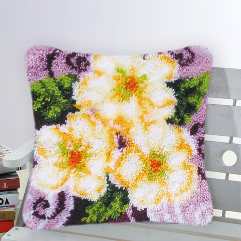 Rose Flower Latch Hook Kits DI - Embroidery Roses 评论和价格