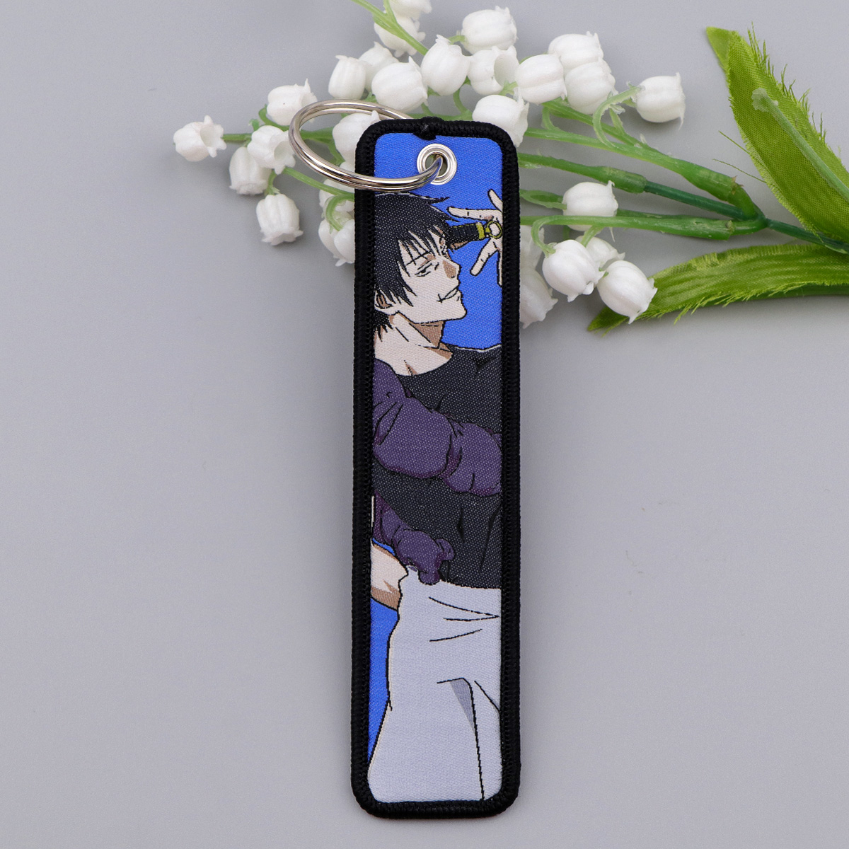 1PCS Japanese Anime Key Fobs H - Embroidery Zone 评论和价格