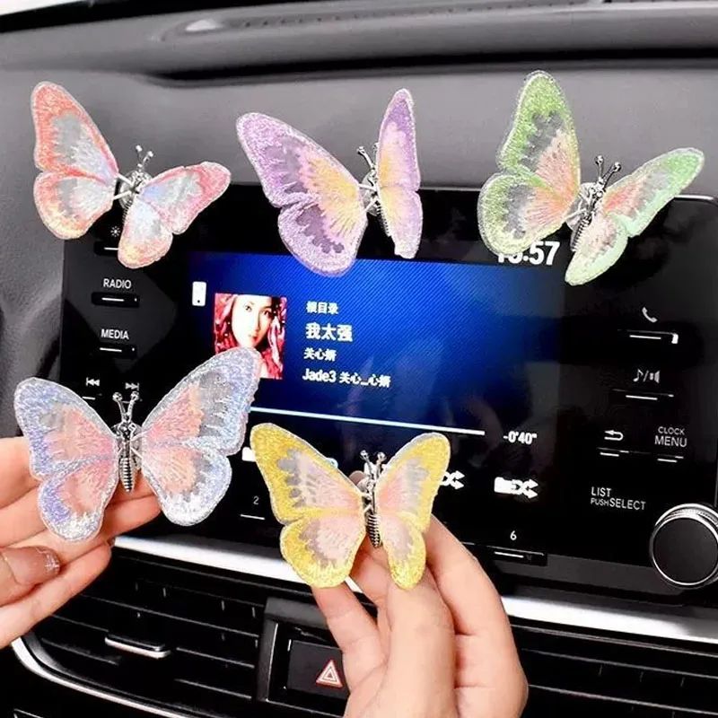 6/12PCS 3D Moving Butterfly Em - Embroidery Hub 评论和价格