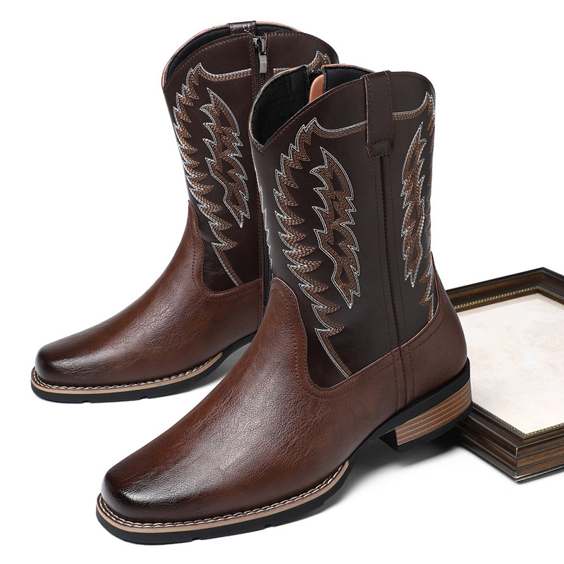 Luxury Men High Boot Embroider - Embroidery Stitch 评论和价格