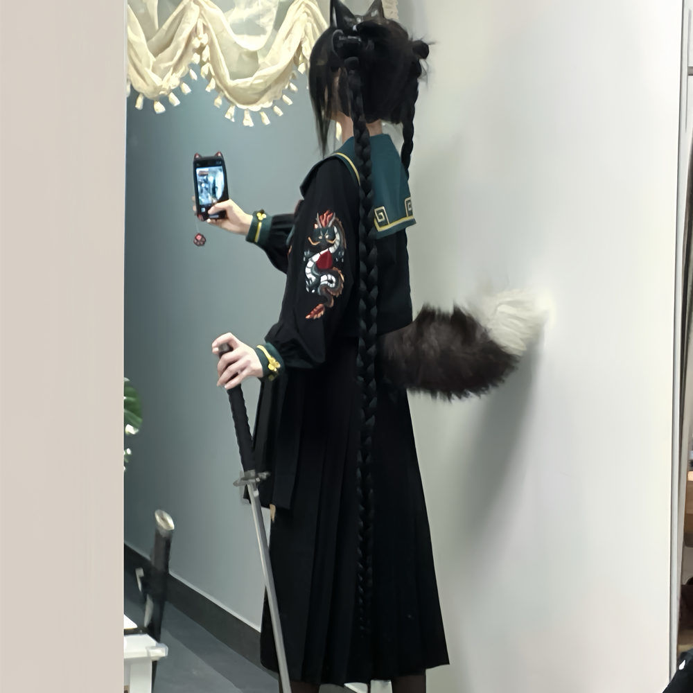 Japanese Style Sailor Uniform  - Embroidery Style 评论和价格