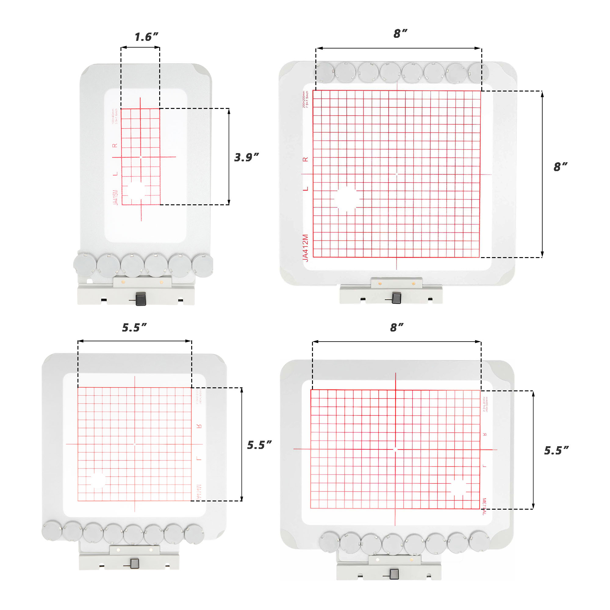 Magnetic Hoop for Janome MC 50 - Embroidery Zone 评论和价格