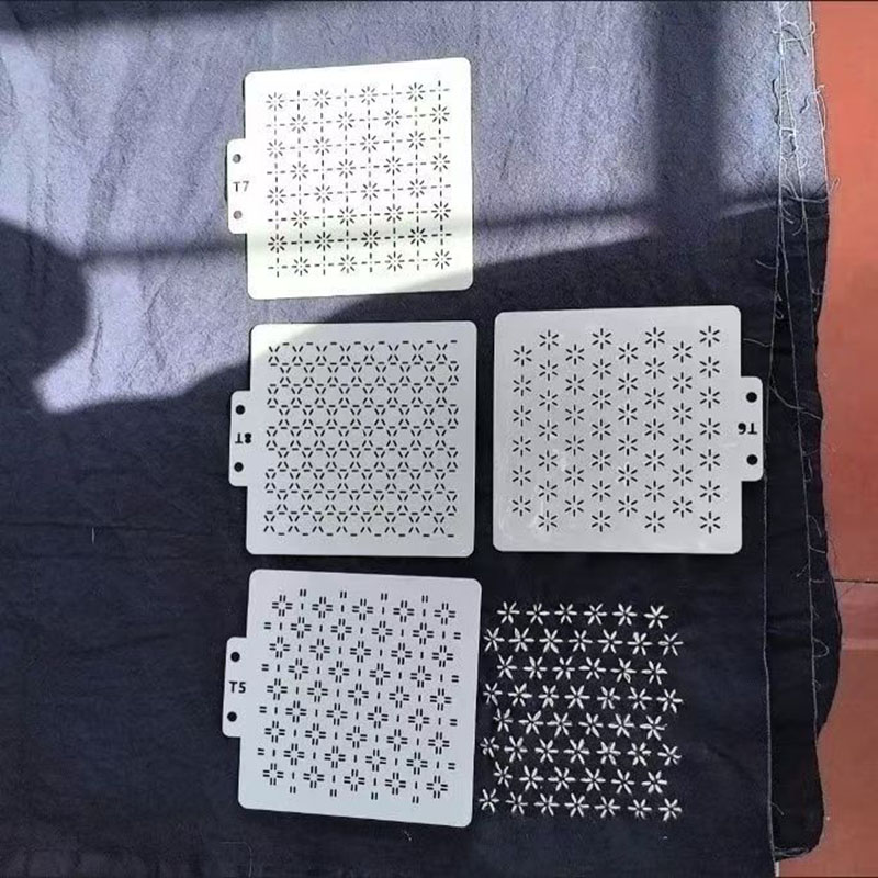 30Pcs Sashiko Stencil Set, Pla - Embroidery And Quilting 评论和价格