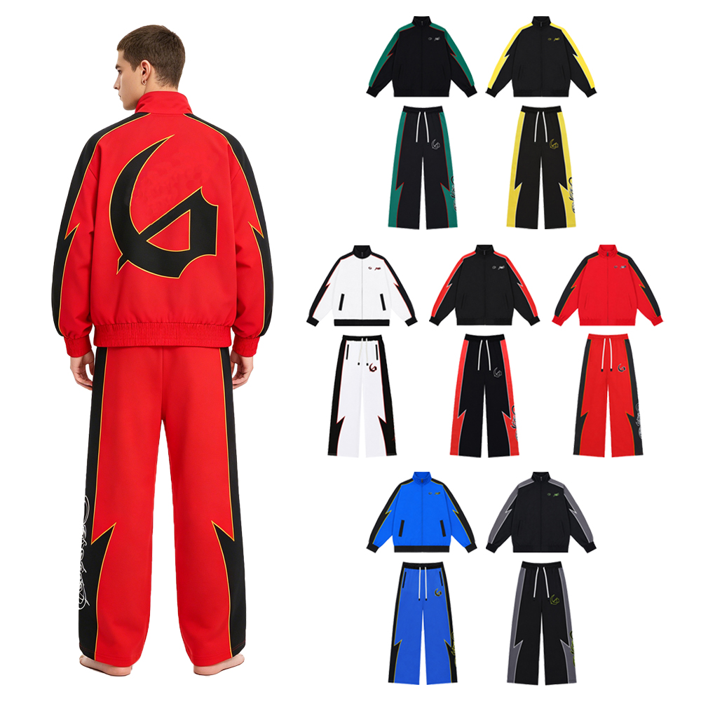 Y2k Streetwear Men's Sets Two  - Embroidery Style 评论和价格