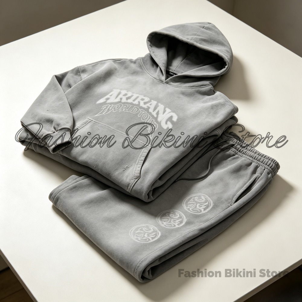 NEW Washed Grey Retro Hoodie 3 - Embroidery Jacket 评论和价格