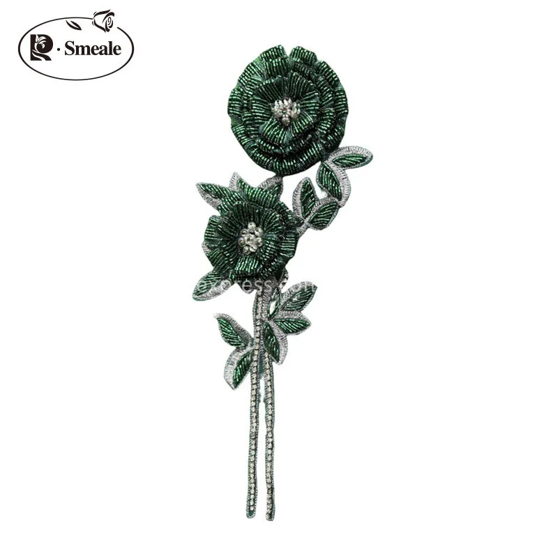 NEW Multicolor Handmade Beaded - Embroidery Roses 评论和价格