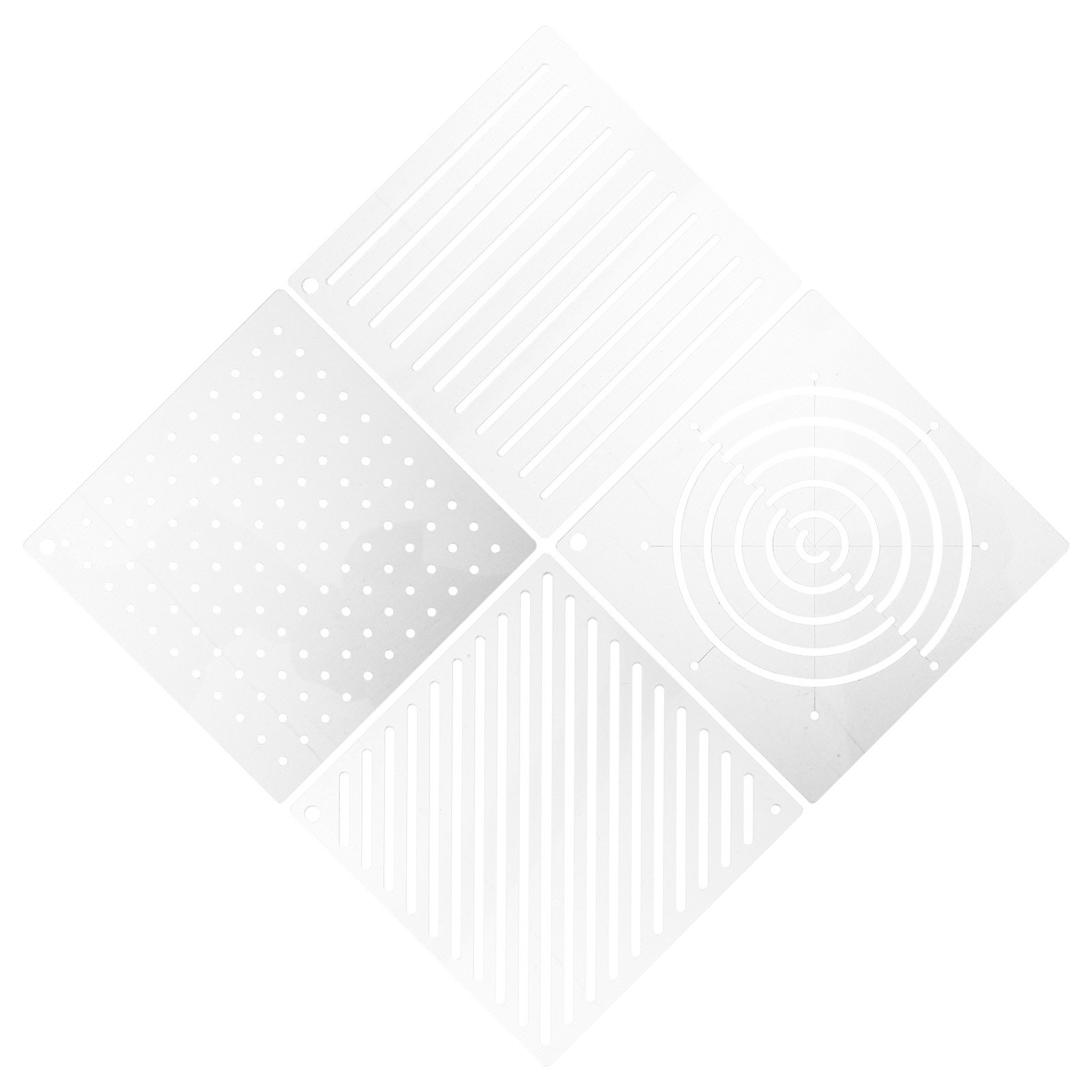 4Pcs Versatile Acrylic Quiltin - Embroidery And Quilting 评论和价格