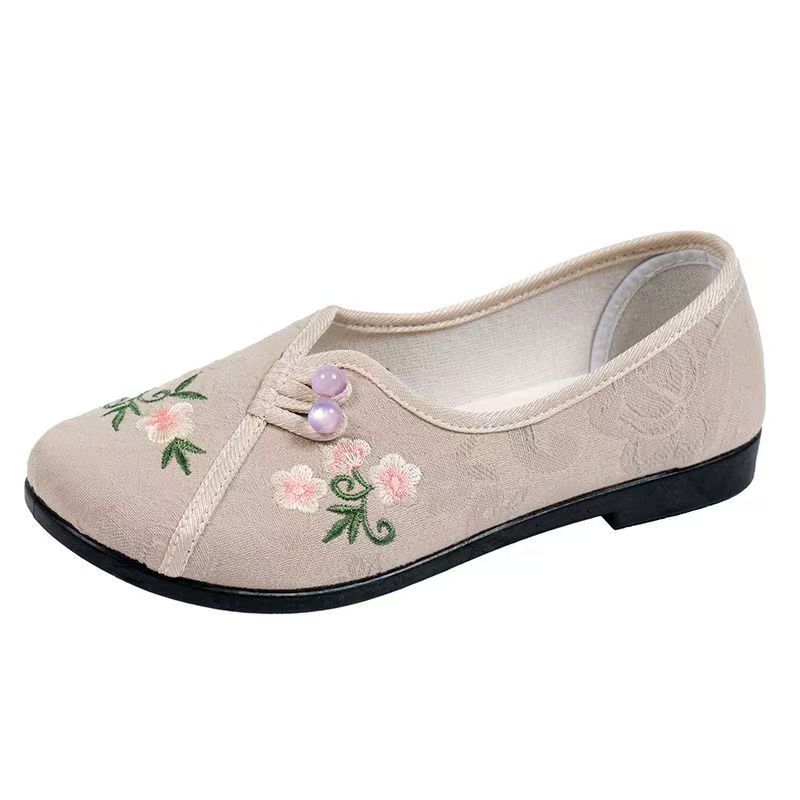 Chinese Style Women Flat sole  - Embroidery Style 评论和价格