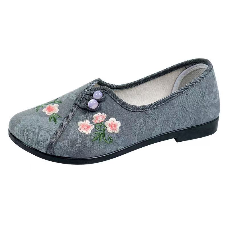 Chinese Style Women Flat sole  - Embroidery Style 评论和价格
