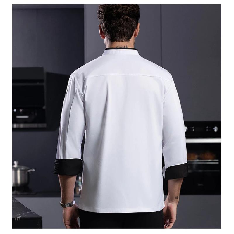 Chef Uniform Work Clothes Long - Embroidery Kitchen 评论和价格