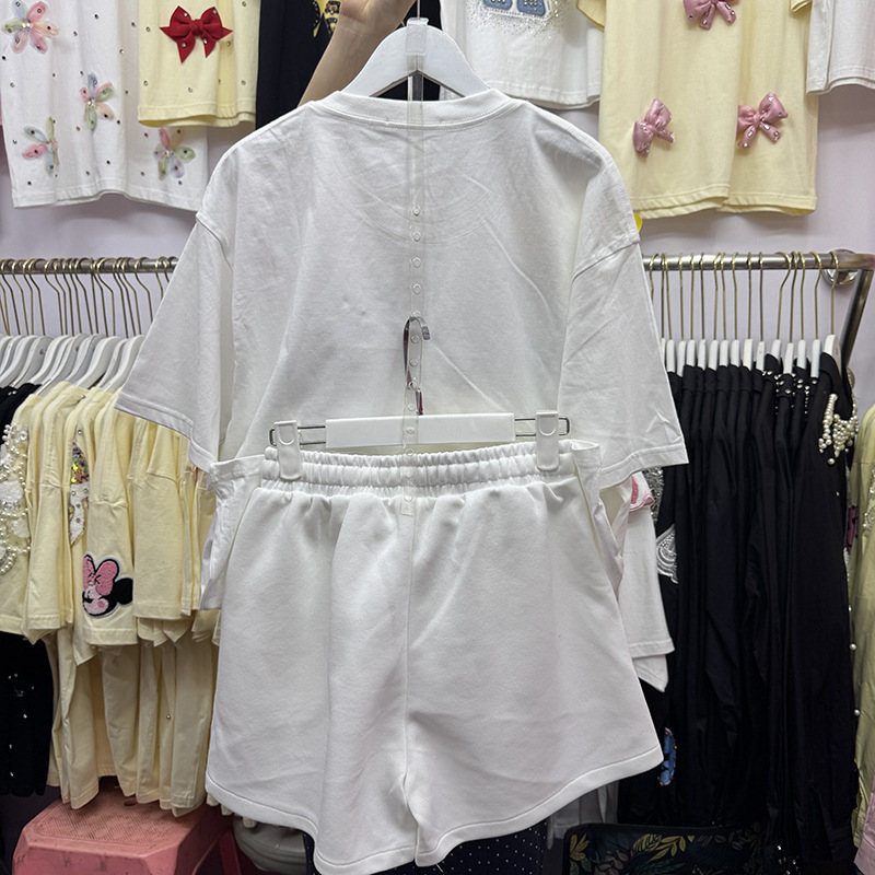 Summer Colorful 3D Flowers T-s - Embroidery Cotton Shirt 评论和价格
