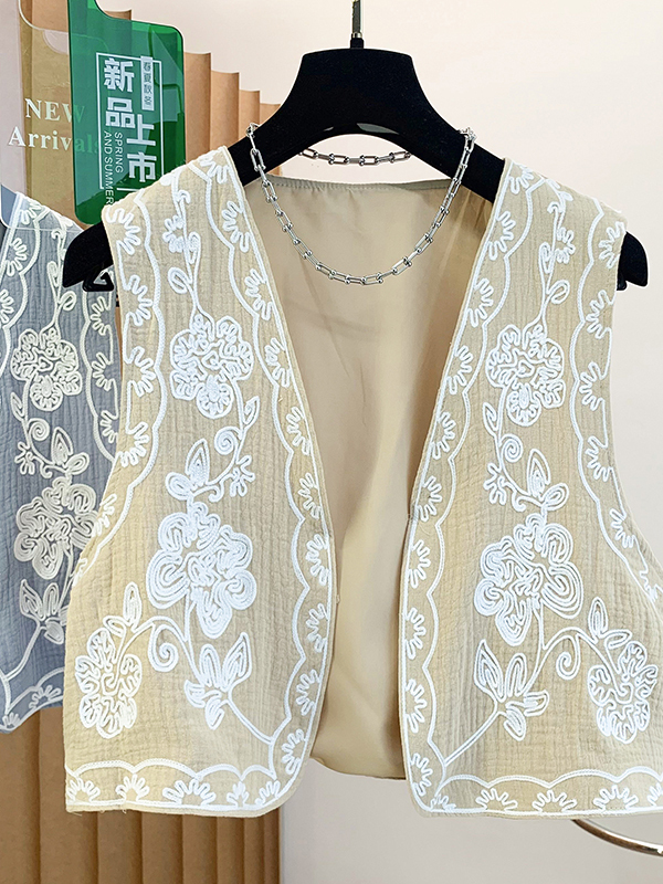 Bohemian Style Heavy Embroider - Embroidery Vest 评论和价格