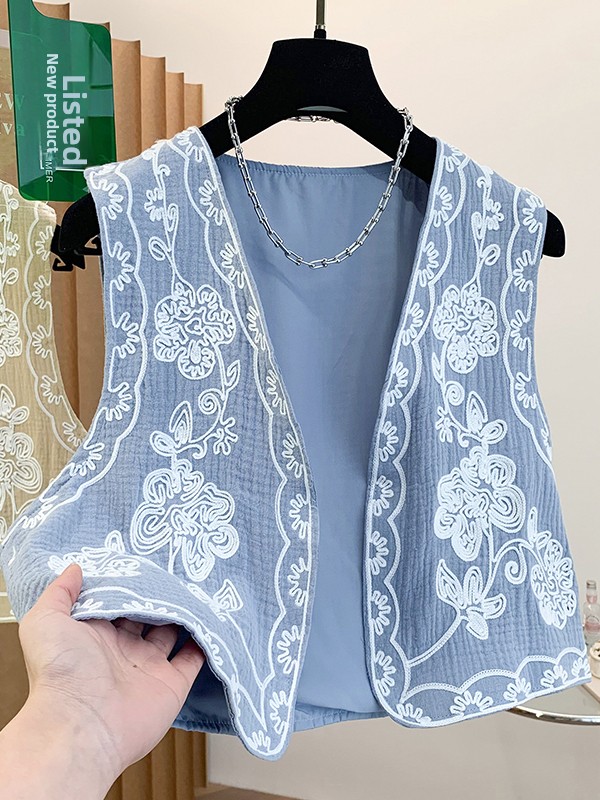 Bohemian Style Heavy Embroider - Embroidery Vest 评论和价格