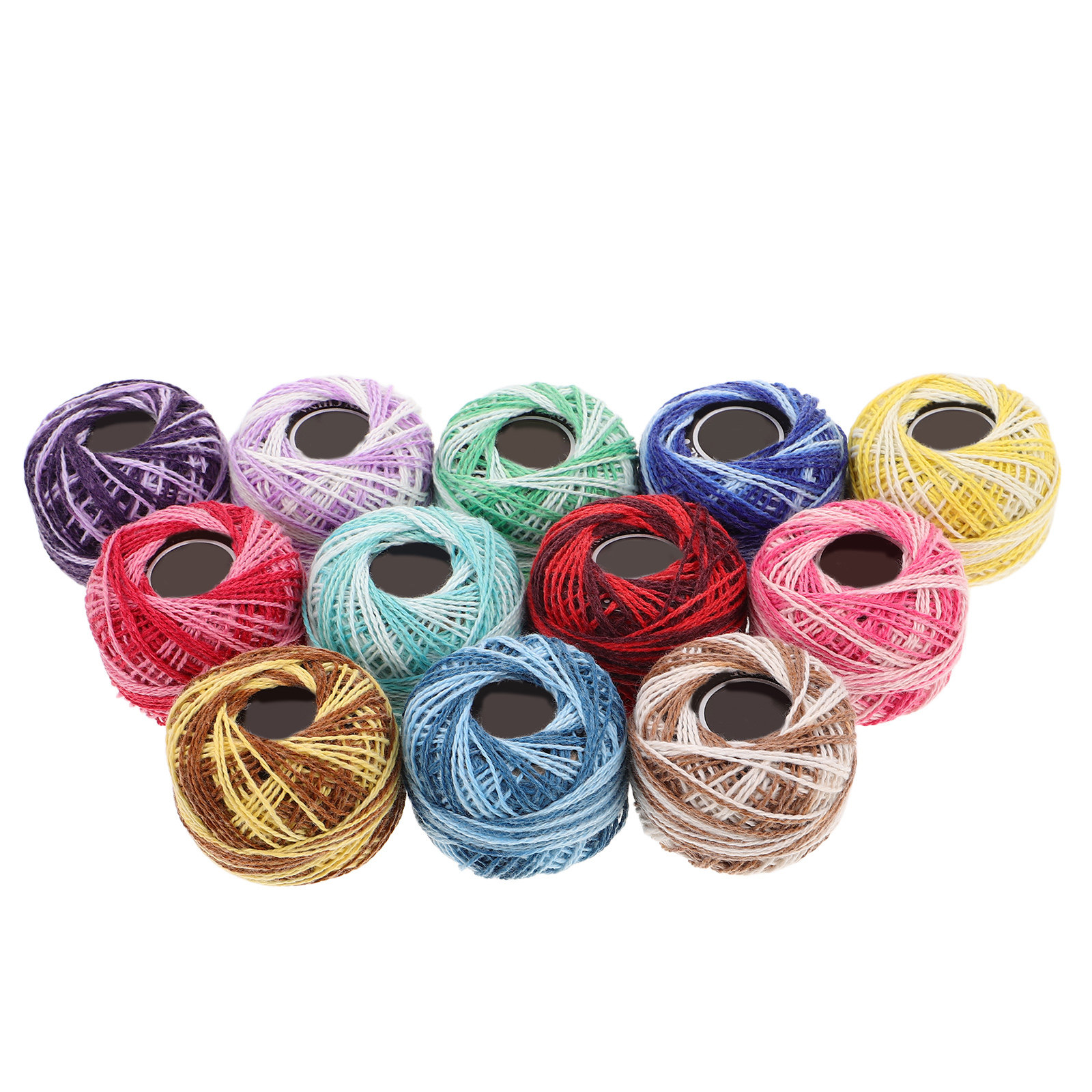 12Pcs Colorful Cotton Embroide - Embroidery Stitch 评论和价格