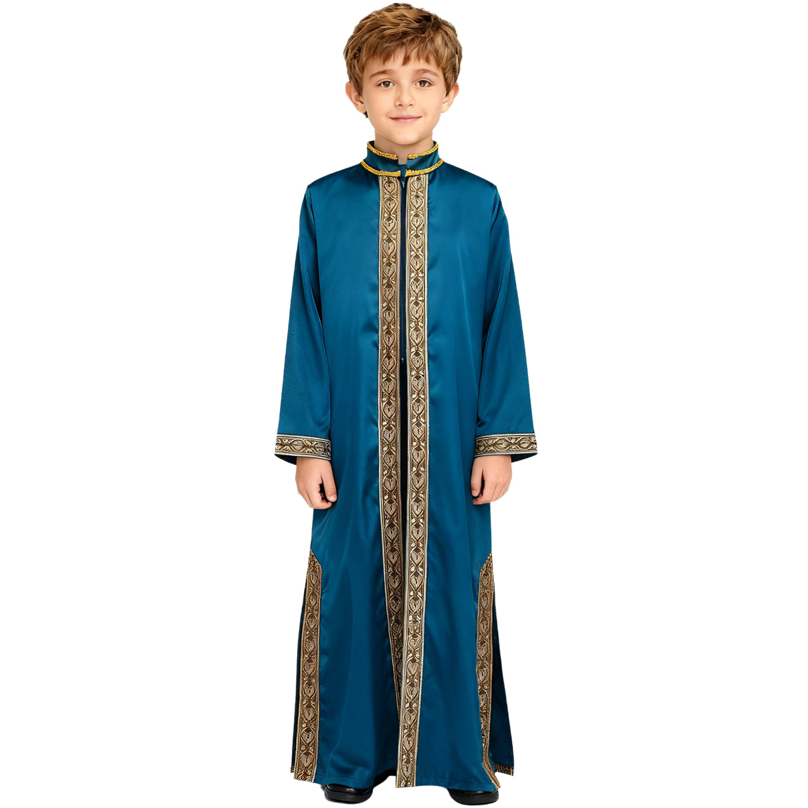 Boys Gold Embroidery Maxi Musl - Embroidery Jacket 评论和价格