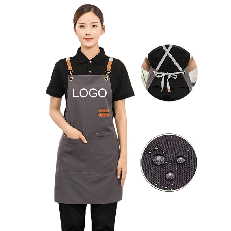 Professional Men Women Work Ap - Embroidery Kitchen 评论和价格