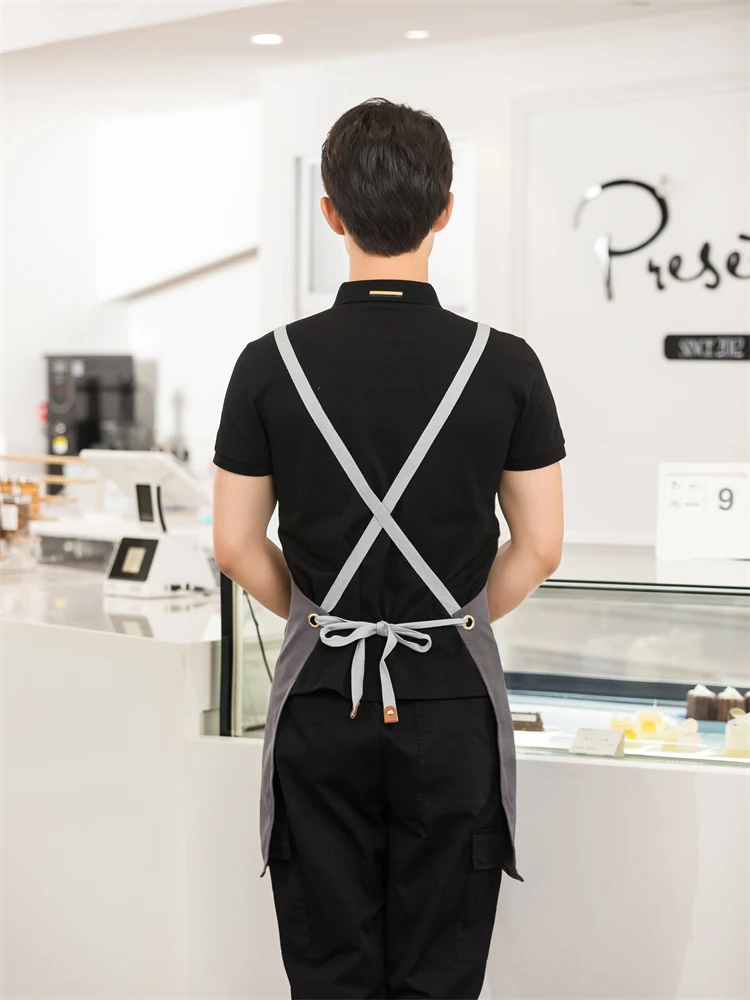 Professional Men Women Work Ap - Embroidery Kitchen 评论和价格