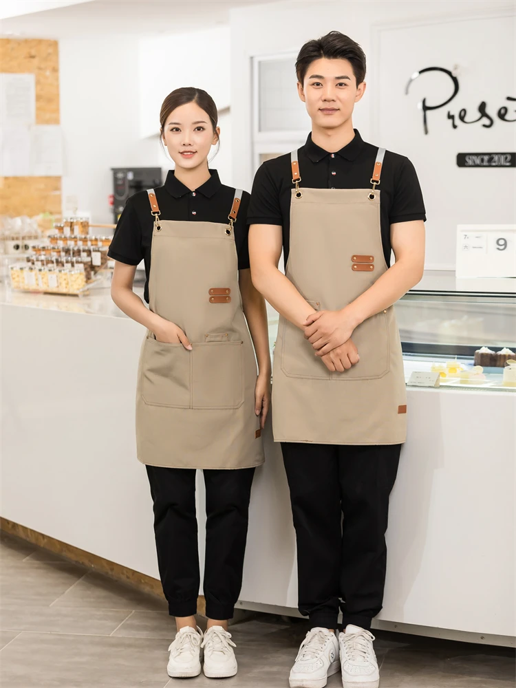 Professional Men Women Work Ap - Embroidery Kitchen 评论和价格