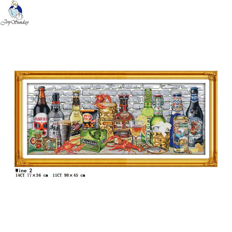 Wine and Bottle Collection Pri - Embroidery Kitchen 评论和价格