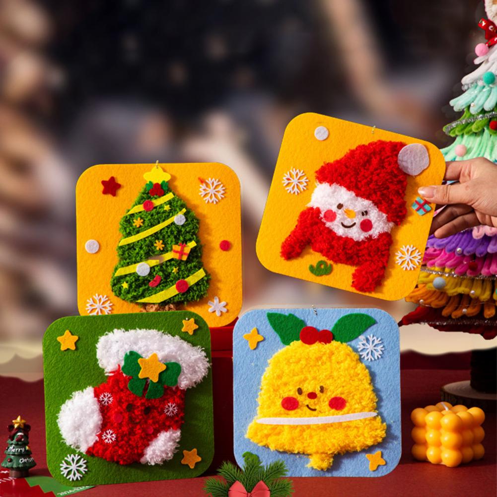 20cm DIY Christmas Embroidery  - Embroidery Xmas Stocking 评论和价格