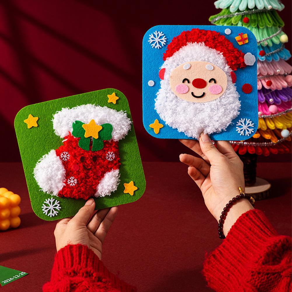 20cm DIY Christmas Embroidery  - Embroidery Xmas Stocking 评论和价格