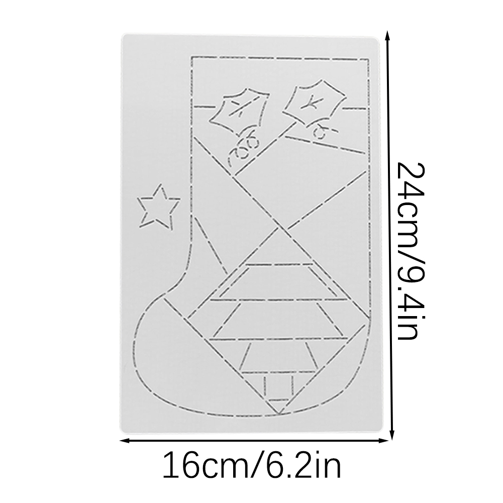 DIY Xmas Stocking Patchworks S - Embroidery Xmas Stocking 评论和价格