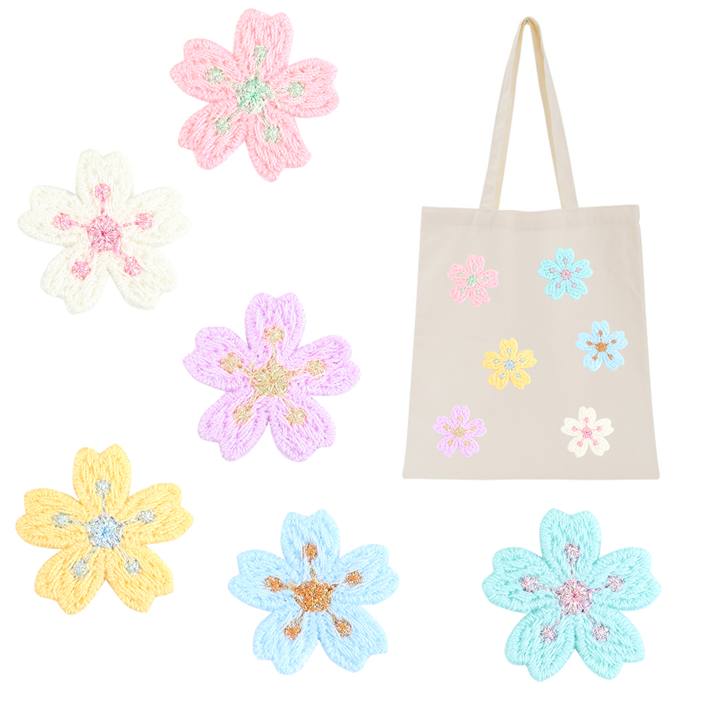 20pcs/lot Colorful 2.4cm Embro - Embroidery Flower Pattern 评论和价格