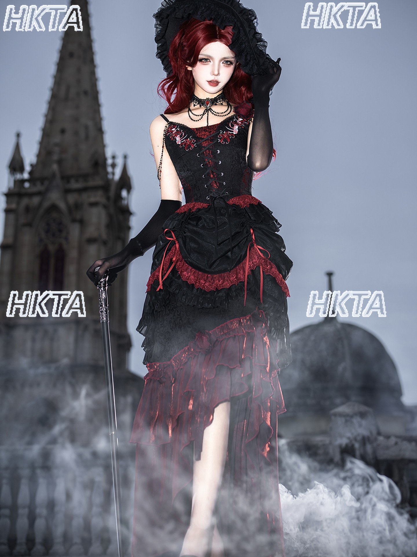 Elegant Vintage Dark Goth Subc - Embroidery Vest 评论和价格
