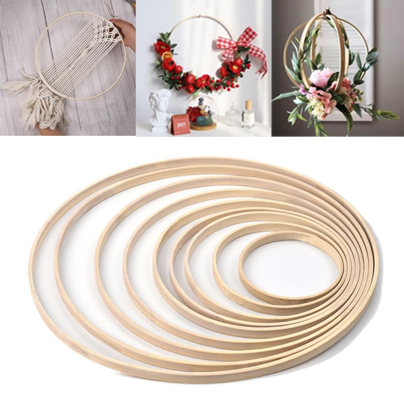 1/5Pcs 8-33cm Wooden DIY Handm - Embroidery Zone 评论和价格