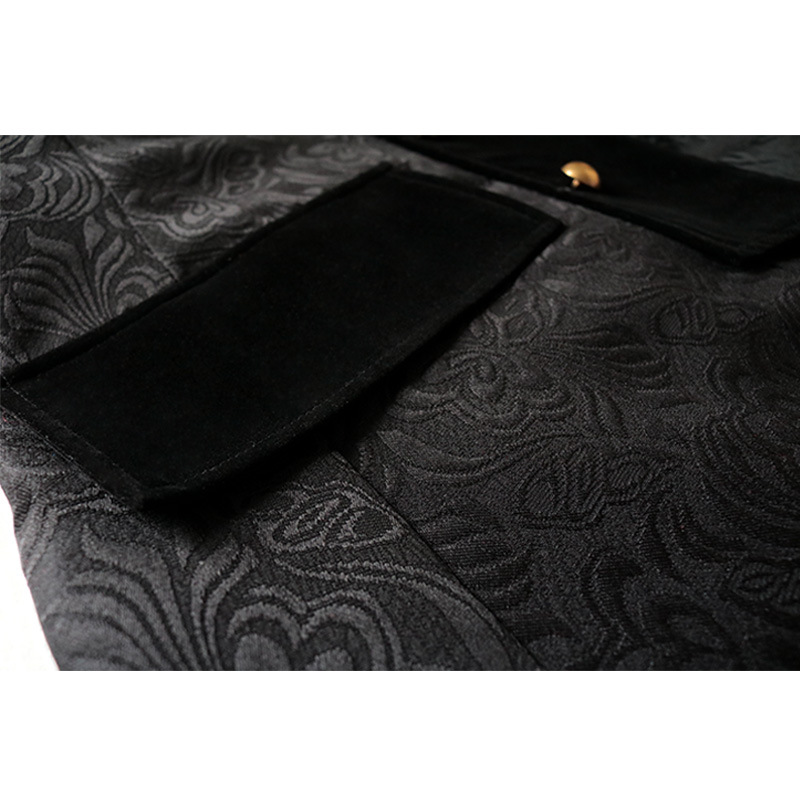 New Halloween Medieval Men's U - Embroidery Jacket 评论和价格
